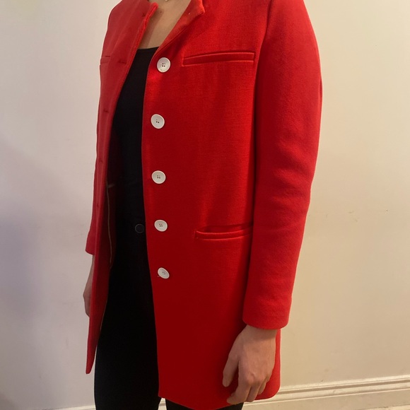 Red Zara Coat - Picture 4 of 6